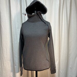 Gray Women's Hooded Top